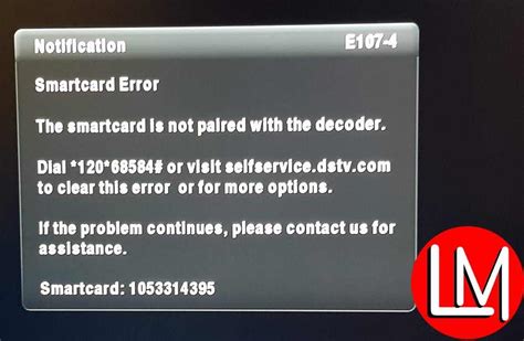 dstv explora smart card pairing error|A Handy Guide to Fixing Common DST.